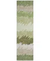 Addison Chantille Acn736 2'3"x7'6" Runner Area Rug In Green