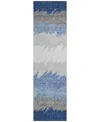 Addison Chantille Acn736 2'3"x7'6" Runner Area Rug In Navy