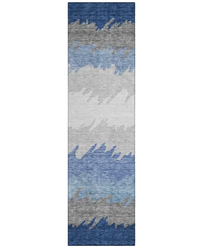 Addison Chantille Acn736 2'3"x7'6" Runner Area Rug In Navy