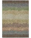 Addison Chantille Machine Washable Acn736 5'x7'6" Area Rug In Chocolate
