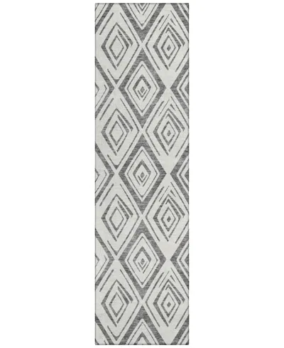 Addison Chantille Acn737 2'3"x7'6" Runner Area Rug In Gray
