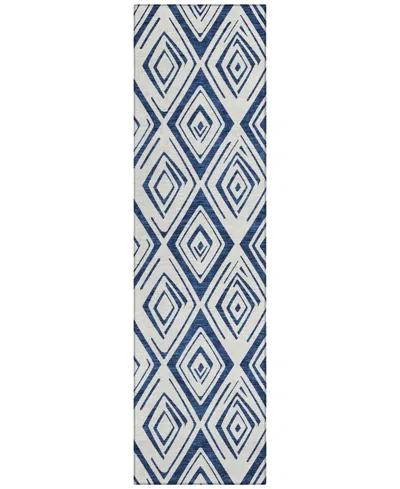 Addison Chantille Acn737 2'3"x7'6" Runner Area Rug In Navy