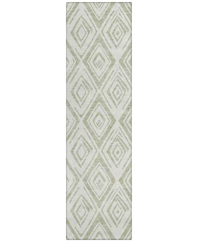 Addison Chantille Acn737 2'3"x7'6" Runner Area Rug In Sage