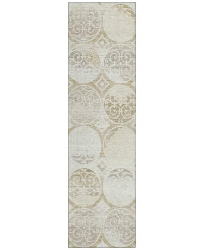 Addison Chantille Acn738 2'3"x7'6" Runner Area Rug In Ivory