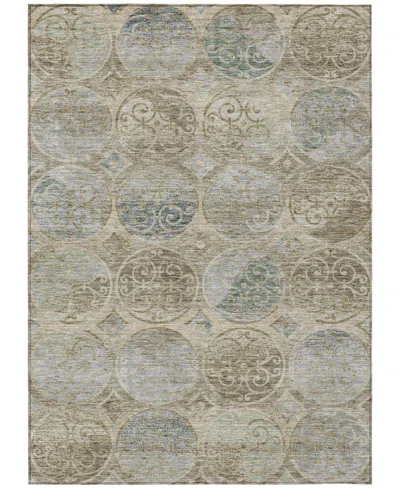 Addison Chantille Acn738 5'x7'6" Area Rug In Beige