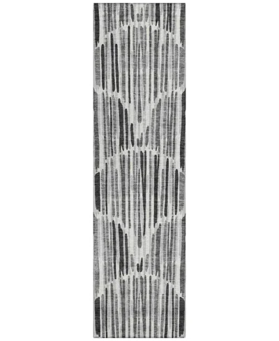 Addison Chantille Acn739 2'3"x7'6" Runner Area Rug In Gray