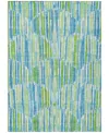 Addison Chantille Acn739 3'x5' Area Rug In Aqua