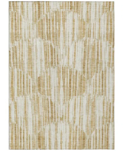 Addison Chantille Acn739 5'x7'6" Area Rug In Gold