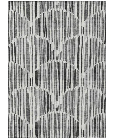 Addison Chantille Machine Washable Acn739 5'x7'6" Area Rug In Gray
