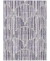 Addison Chantille Acn739 8'x10' Area Rug In Purple