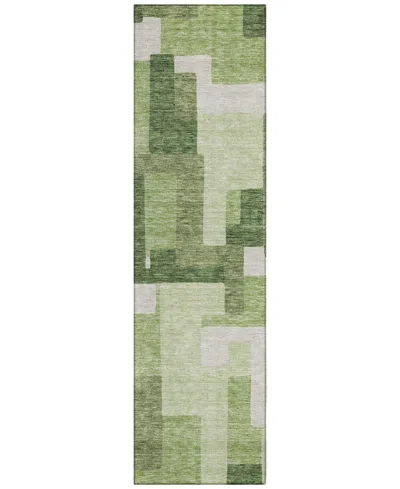 Addison Chantille Acn740 2'3"x7'6" Runner Area Rug In Green