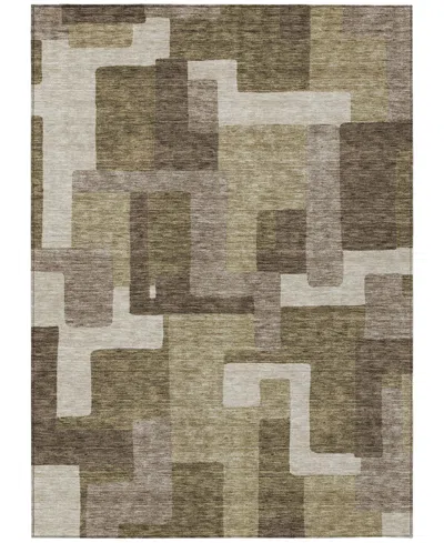 Addison Chantille Acn740 2'6"x3'10" Area Rug In Brown