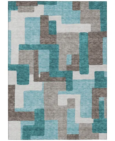 Addison Chantille Acn740 2'6"x3'10" Area Rug In Teal
