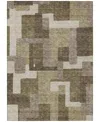 Addison Chantille Machine Washable Acn740 3'x5' Area Rug In Brown