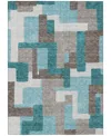Addison Chantille Acn740 3'x5' Area Rug In Teal