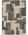 Addison Chantille Machine Washable Acn740 9'x12' Area Rug In Chocolate