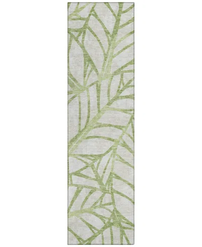 Addison Chantille Acn741 2'3"x7'6" Runner Area Rug In Sage