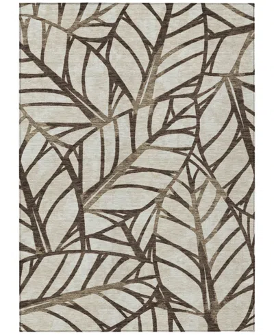Addison Chantille Acn741 2'6"x3'10" Area Rug In Chocolate