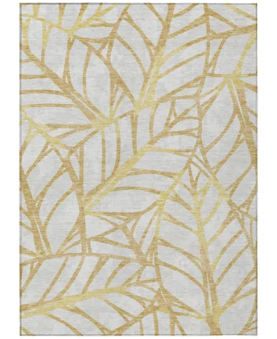 Addison Chantille Acn741 2'6"x3'10" Area Rug In Gold