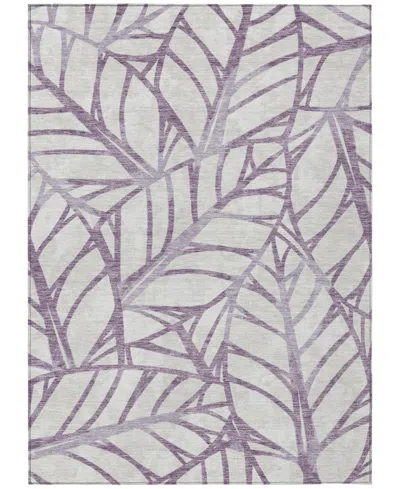 Addison Chantille Machine Washable Acn741 3'x5' Area Rug In Purple