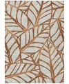 Addison Chantille Acn741 5'x7'6" Area Rug In Paprika