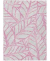 Addison Chantille Acn741 5'x7'6" Area Rug In Pink