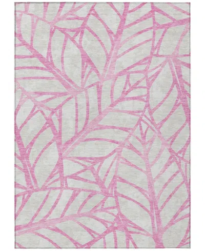 Addison Chantille Acn741 8'x10' Area Rug In Pink