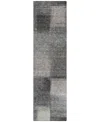 Addison Chantille Acn742 2'3"x7'6" Runner Area Rug In Charcoal