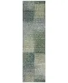 Addison Chantille Acn742 2'3"x7'6" Runner Area Rug In Olive