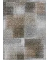 Addison Chantille Machine Washable Acn742 8'x10' Area Rug In Silver