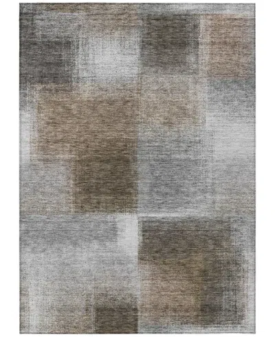 Addison Chantille Machine Washable Acn742 8'x10' Area Rug In Silver