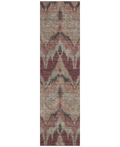Addison Chantille Acn743 2'3"x7'6" Runner Area Rug In Burgundy