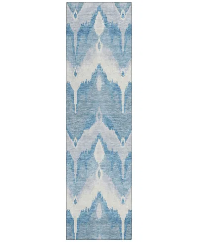 Addison Chantille Acn743 2'3"x7'6" Runner Area Rug In Denim