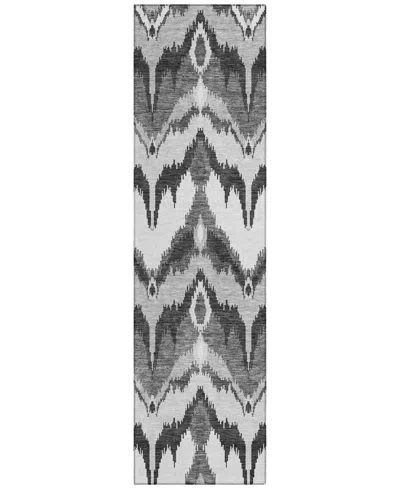 Addison Chantille Acn743 2'3"x7'6" Runner Area Rug In Gray