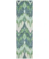 Addison Chantille Acn743 2'3"x7'6" Runner Area Rug In Green