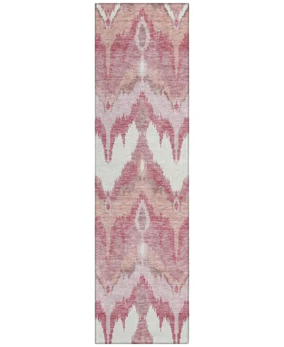 Addison Chantille Acn743 2'3"x7'6" Runner Area Rug In Rose