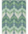 Addison Chantille Machine Washable Acn743 8'x10' Area Rug In Green