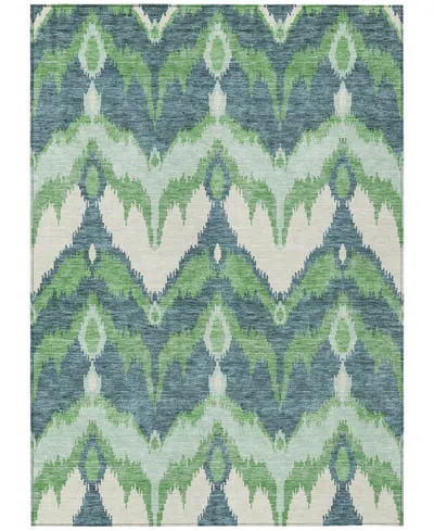 Addison Chantille Machine Washable Acn743 8'x10' Area Rug In Green