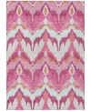 Addison Chantille Machine Washable Acn743 8'x10' Area Rug In Pink