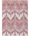 Addison Chantille Machine Washable Acn743 8'x10' Area Rug In Rose