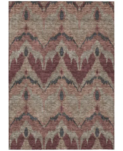 Addison Chantille Acn743 9'x12' Area Rug In Burgundy