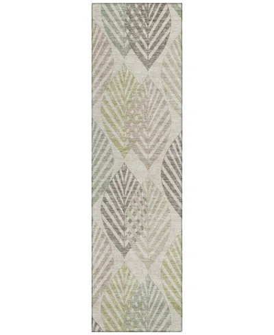 Addison Chantille Acn744 2'3"x7'6" Runner Area Rug In Beige