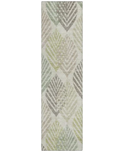Addison Chantille Acn744 2'3"x7'6" Runner Area Rug In Taupe