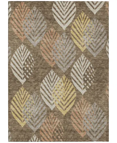 Addison Chantille Acn744 3'x5' Area Rug In Chocolate