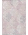 Addison Chantille Acn744 5'x7'6" Area Rug In Pink