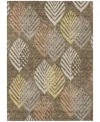 Addison Chantille Machine Washable Acn744 8'x10' Area Rug In Chocolate