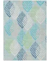 Addison Chantille Machine Washable Acn744 8'x10' Area Rug In Teal