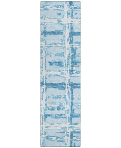 Addison Chantille Acn745 2'3"x7'6" Runner Area Rug In Mist