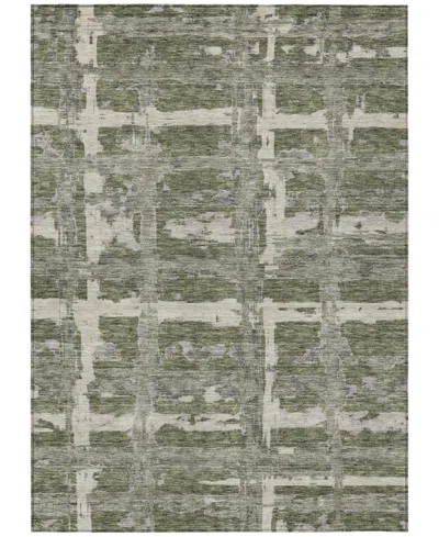 Addison Chantille Acn745 5'x7'6" Area Rug In Olive