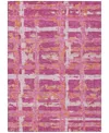 Addison Chantille Acn745 5'x7'6" Area Rug In Rose